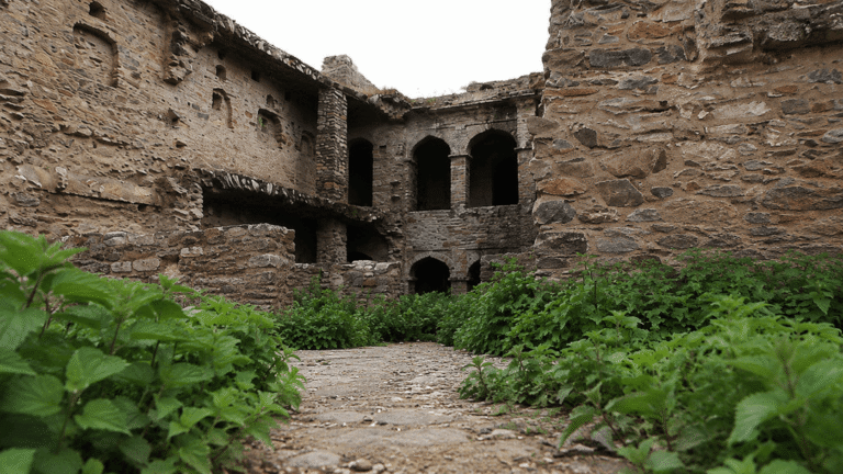Strange architecture of Bhangarh Fort